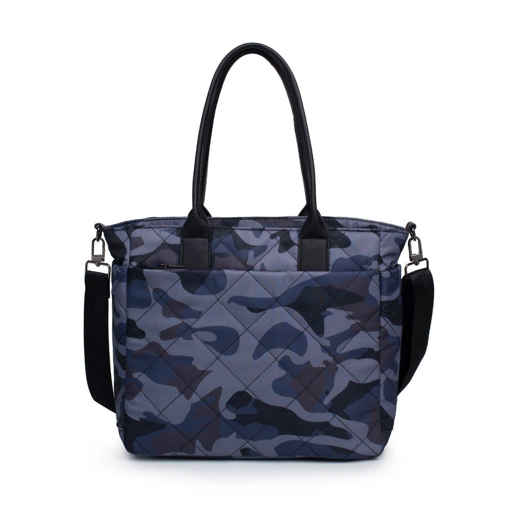 Motivator East West Quilted Nylon Tote