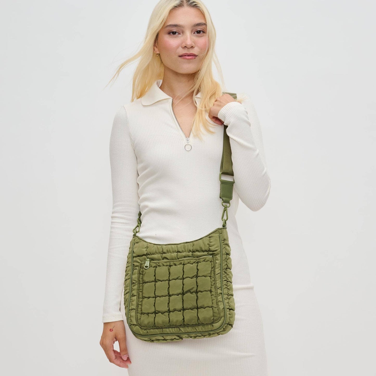 Aura - Quilted Nylon Puffer Crossbody