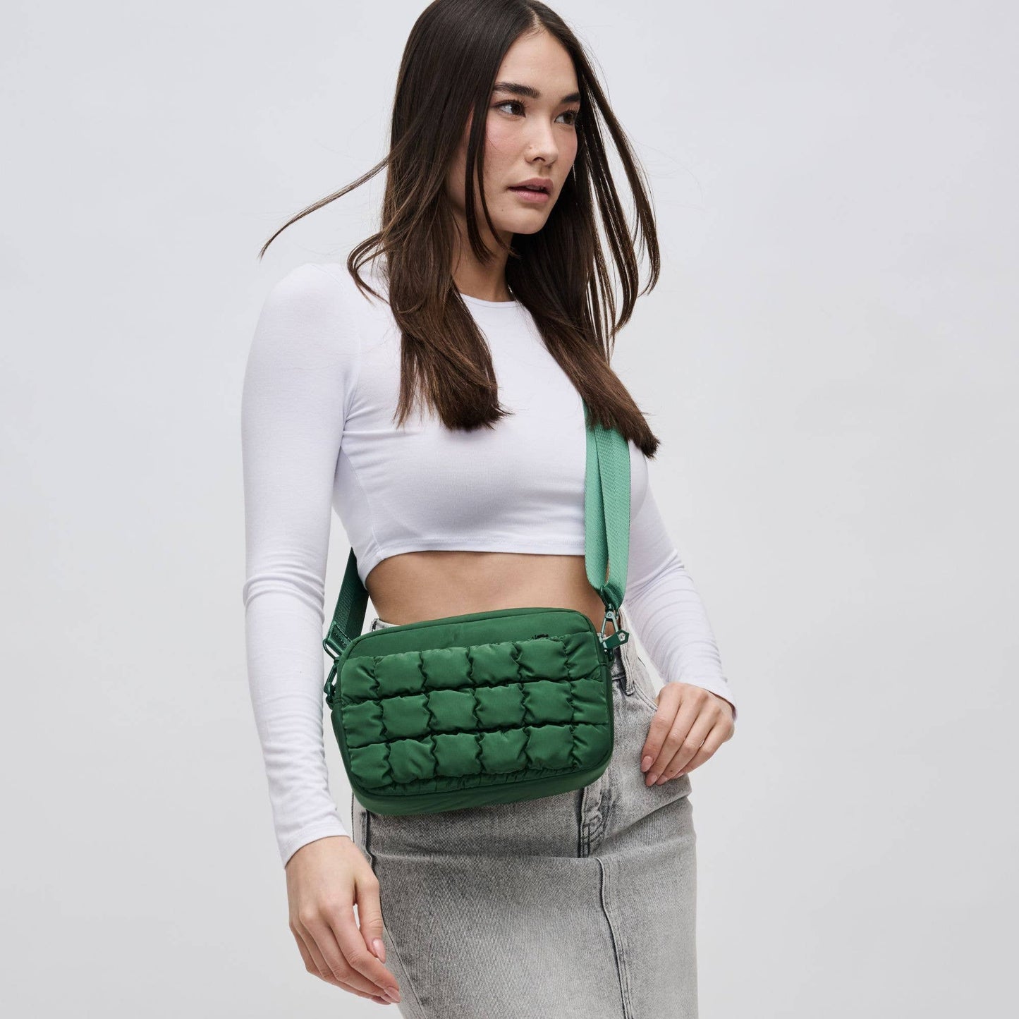 Inspiration - Quilted Puffer Nylon Crossbody