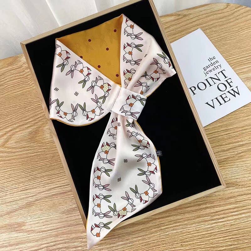 Yellow Hopper Loop Scarf