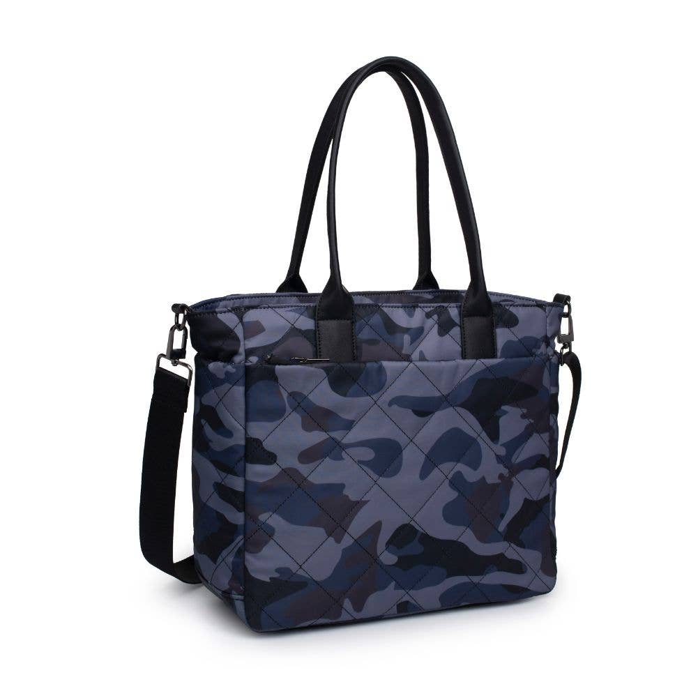 Motivator East West Quilted Nylon Tote