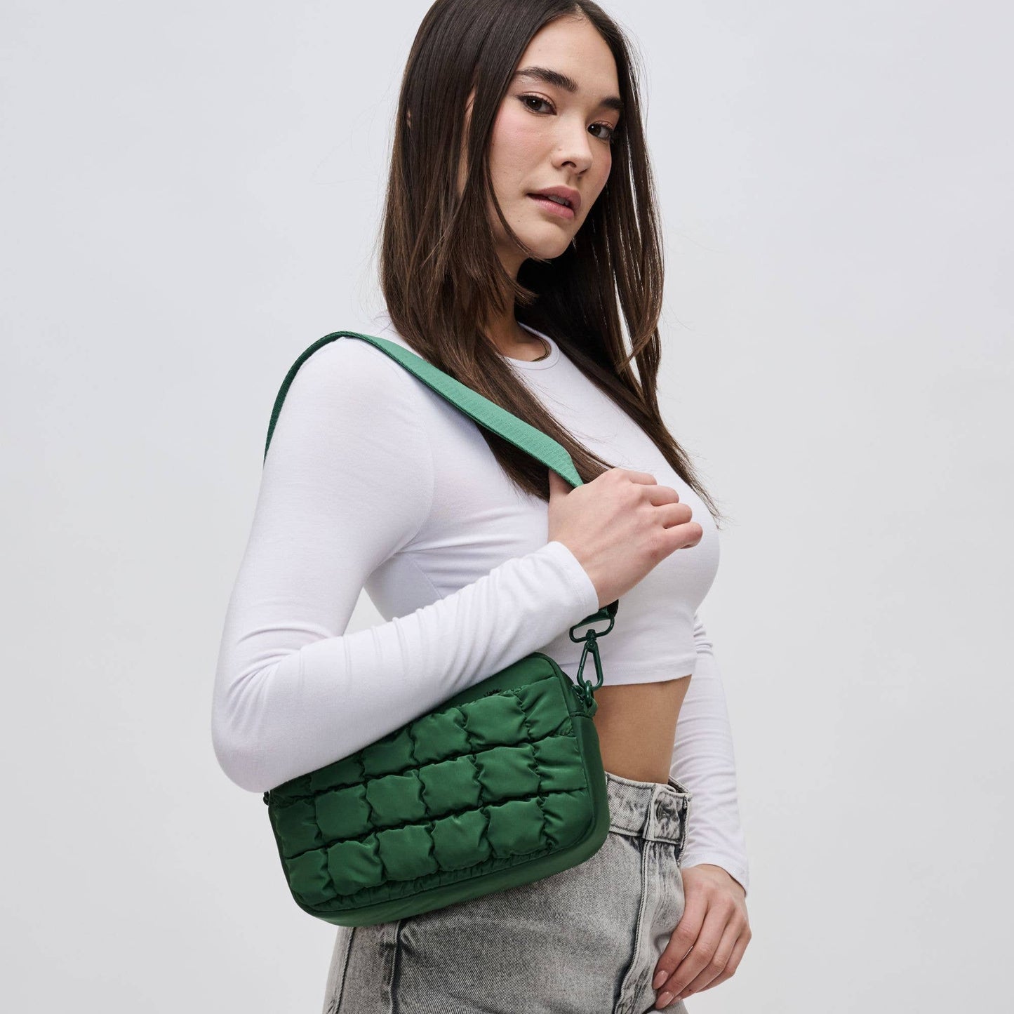 Inspiration - Quilted Puffer Nylon Crossbody