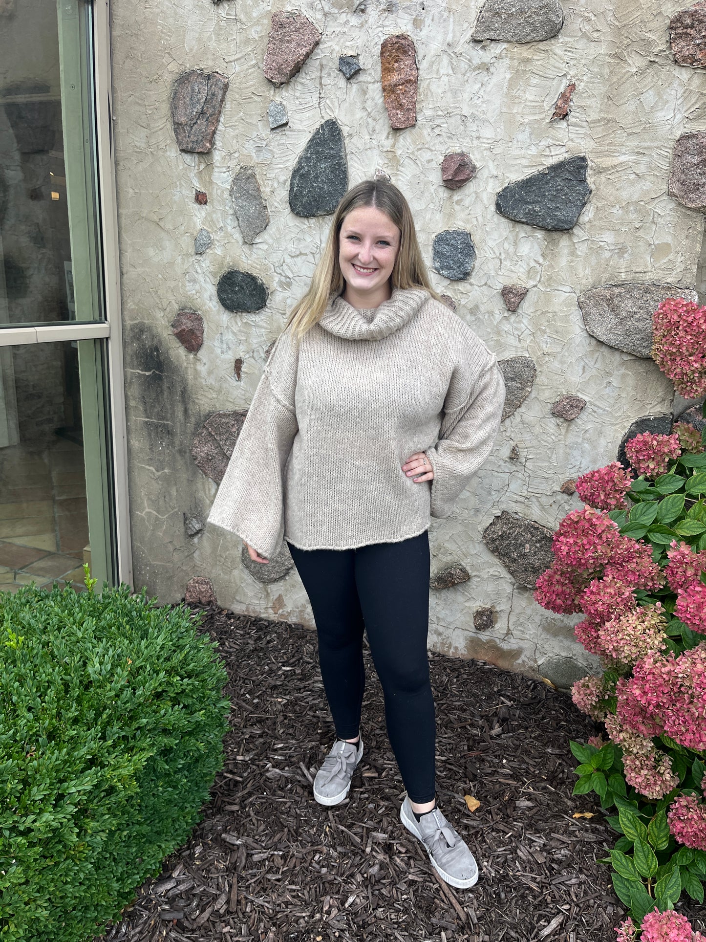 Chunky Cowl Turtleneck Sweater