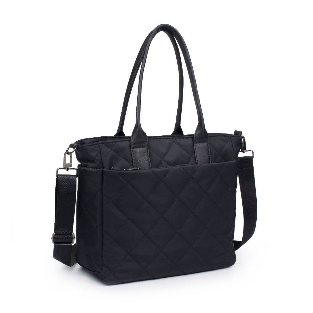 Motivator East West Quilted Nylon Tote