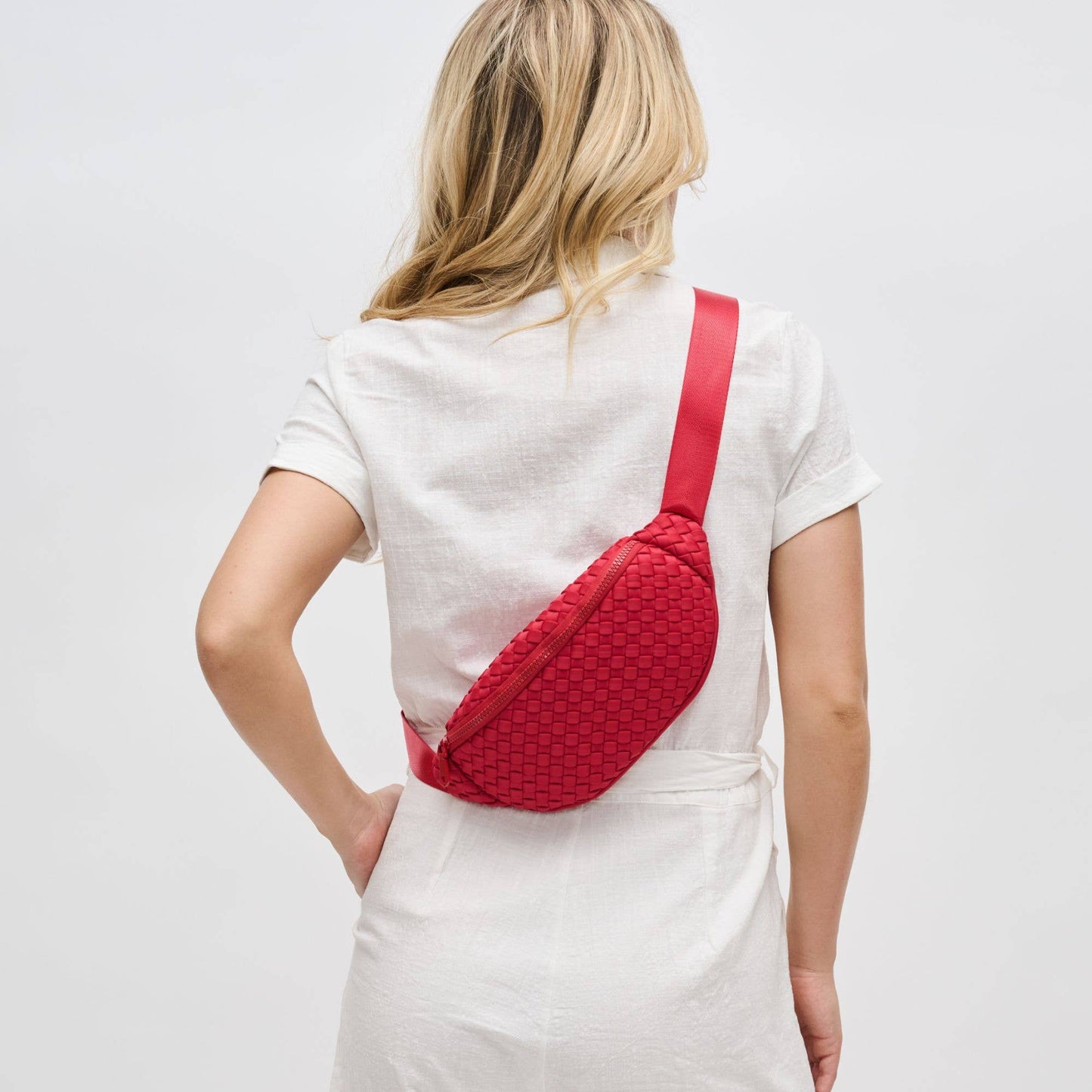 Aim High Woven Neoprene Belt Bag