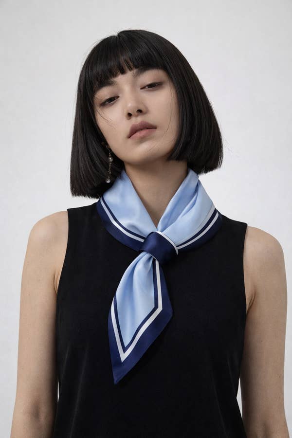 Blue / Turq Highlight Loop Scarf