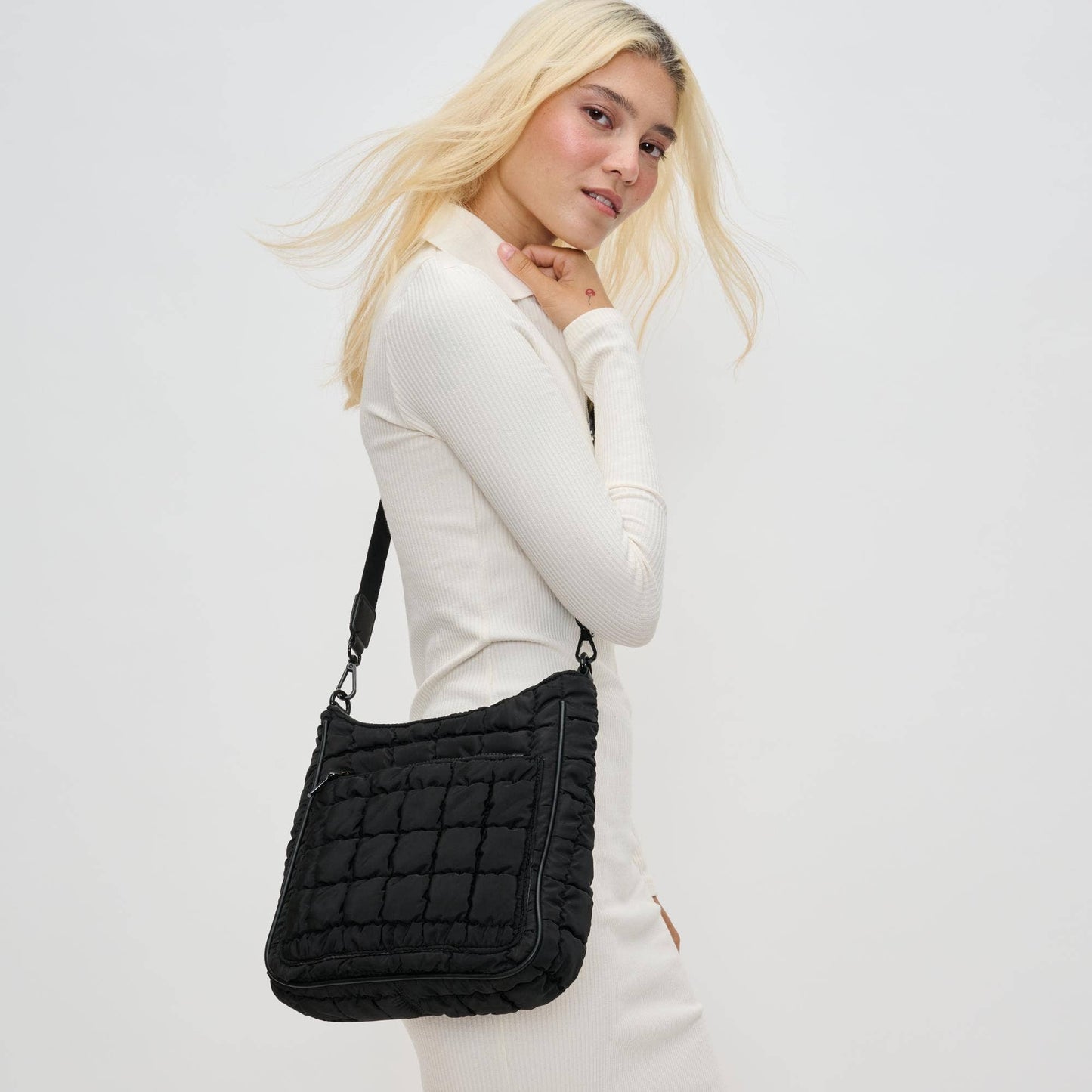 Aura - Quilted Nylon Puffer Crossbody