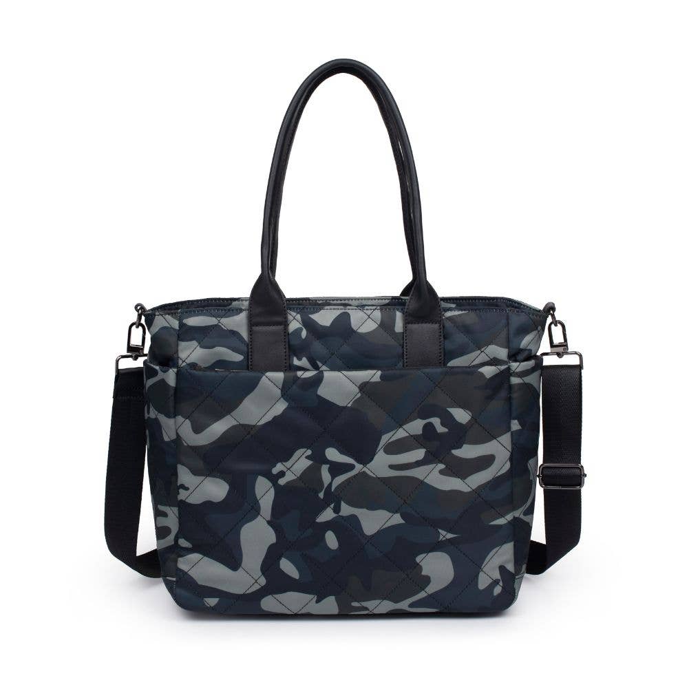 Motivator East West Quilted Nylon Tote