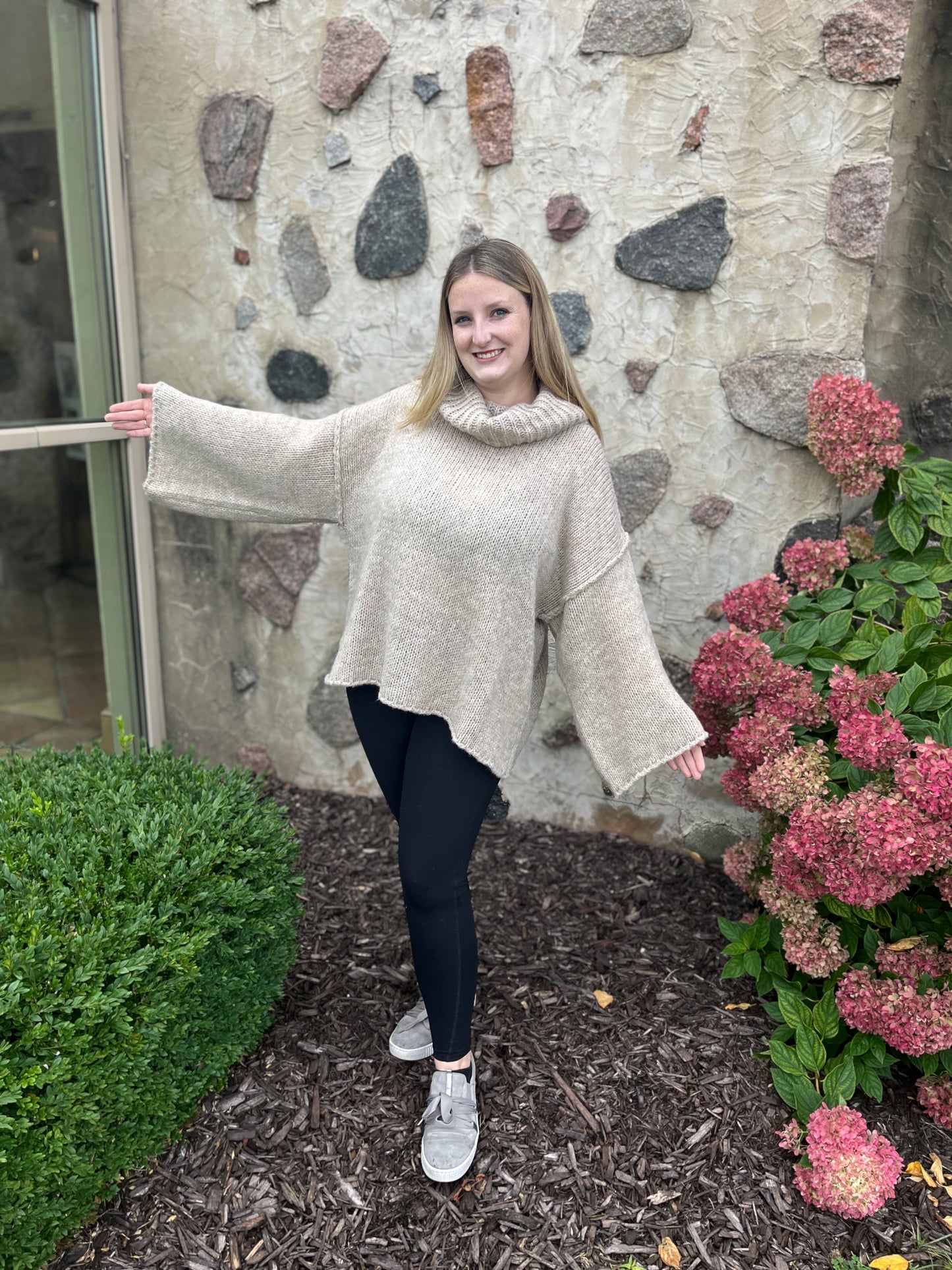 Chunky Cowl Turtleneck Sweater