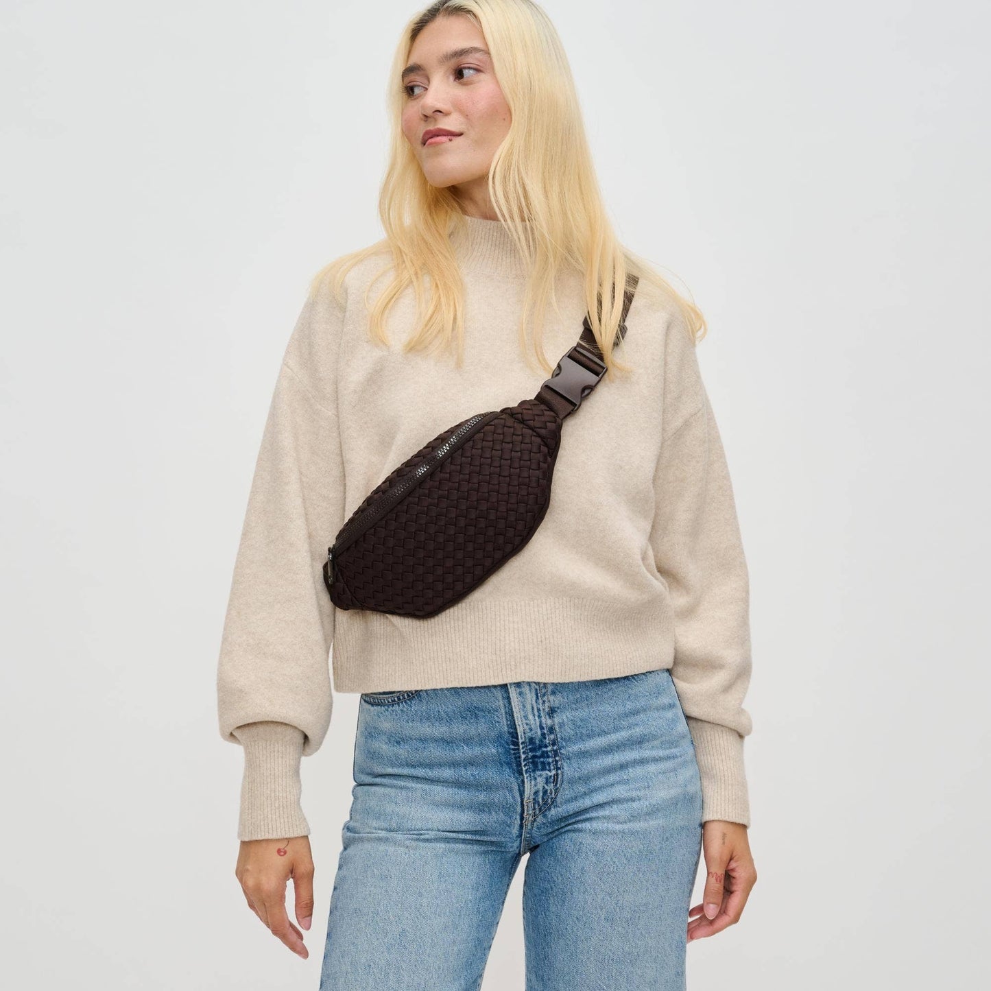 Aim High Woven Neoprene Belt Bag