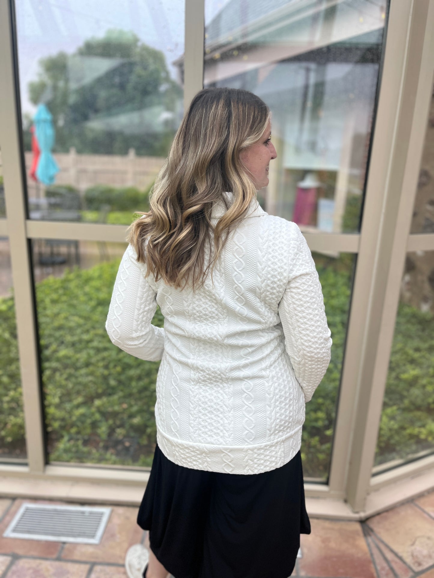 Funnel Neck Zip Jacket