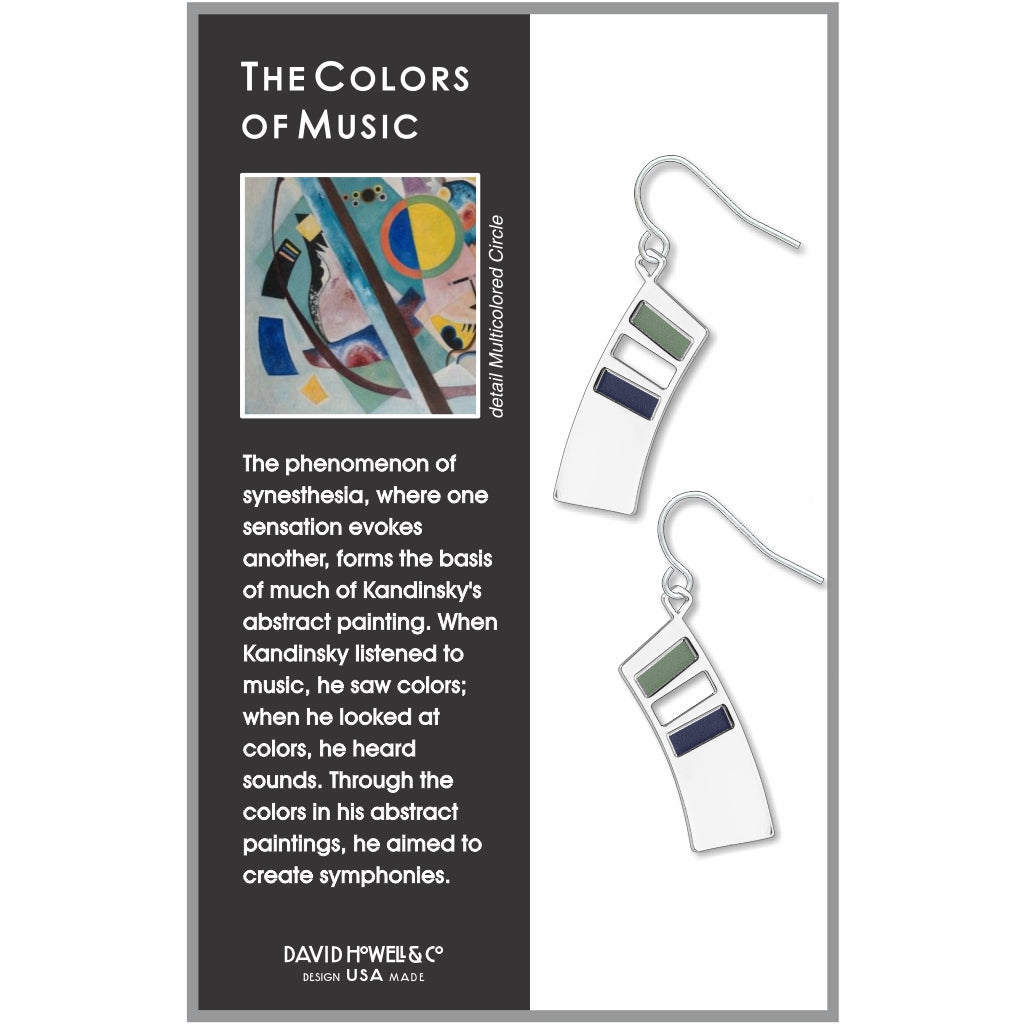 KANDINSKY THE COLORS OF MUSIC EARRINGS