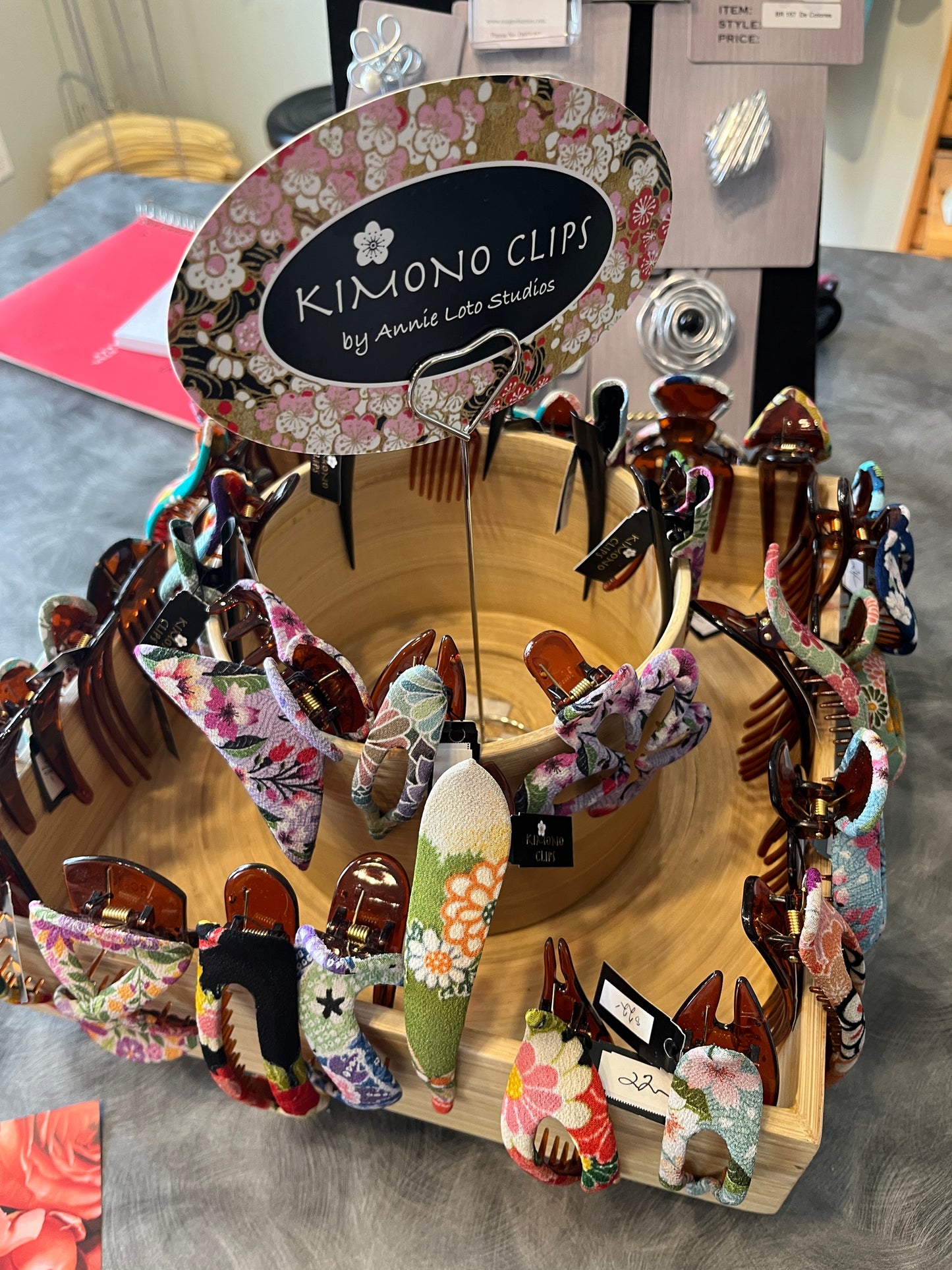 Kimono Hair Clips