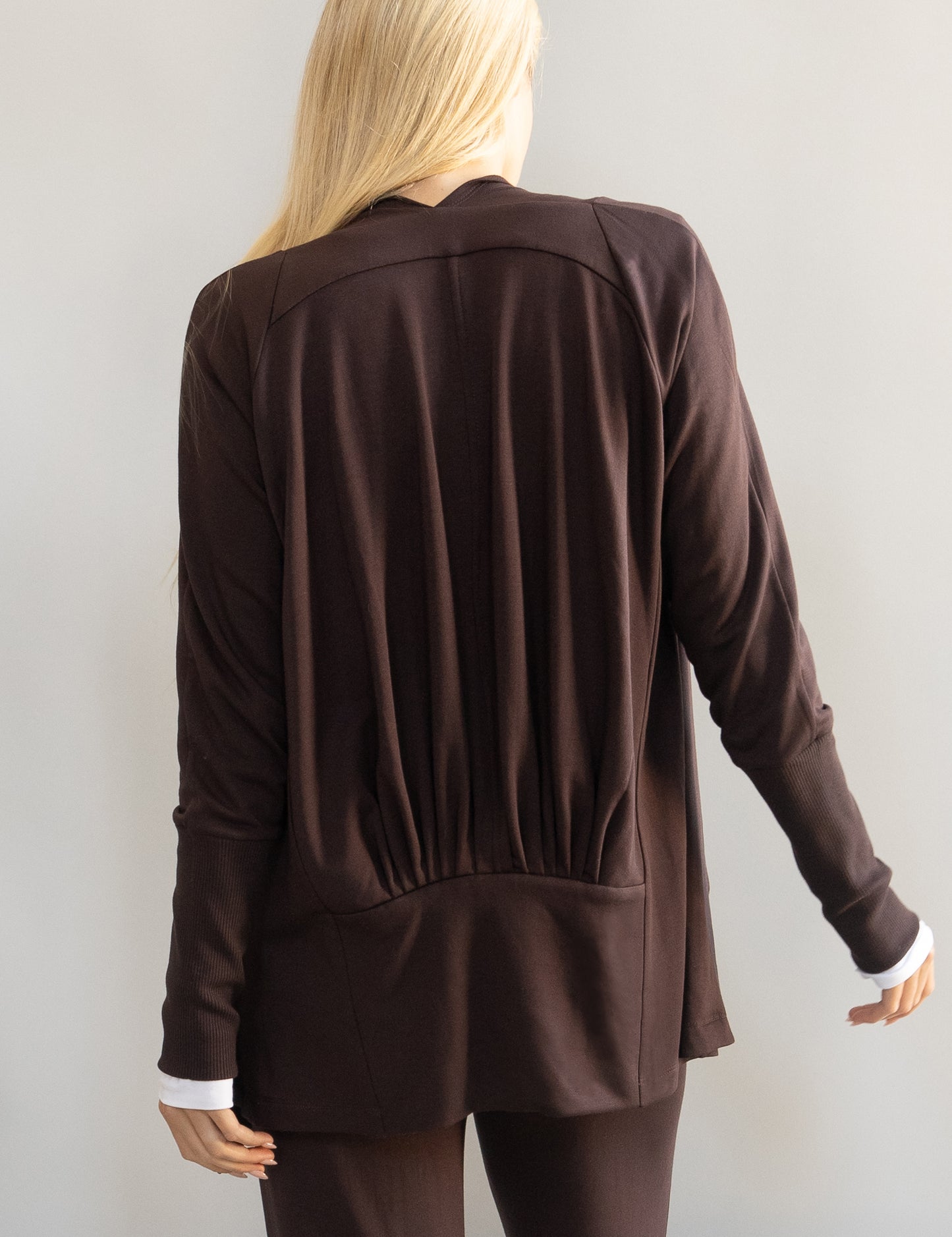 Bamboo Fleece Cascade Cardigan