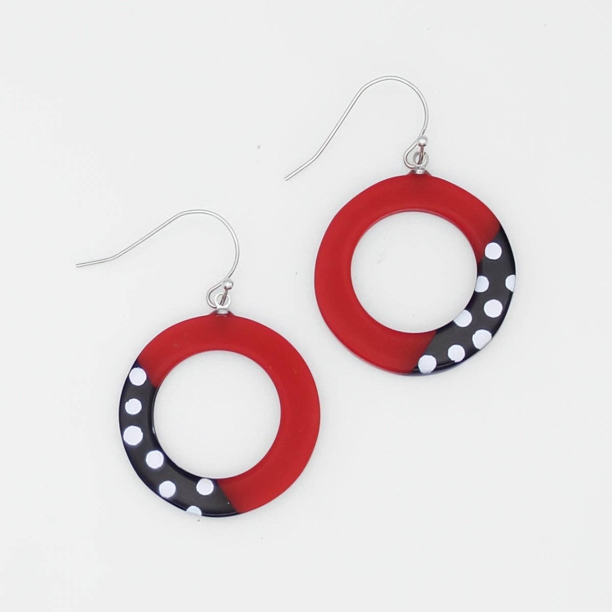 Red Inez Earrings