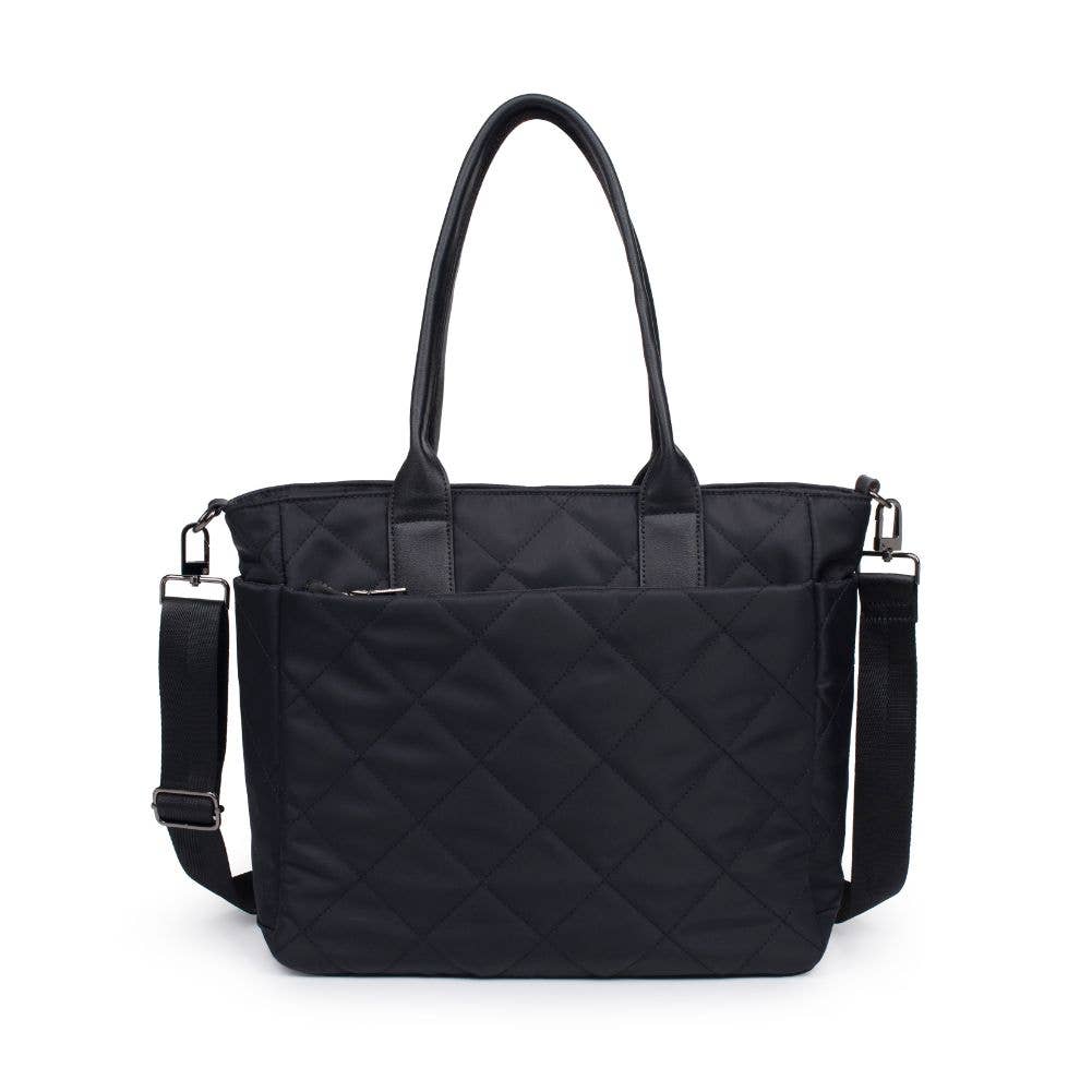 Motivator East West Quilted Nylon Tote