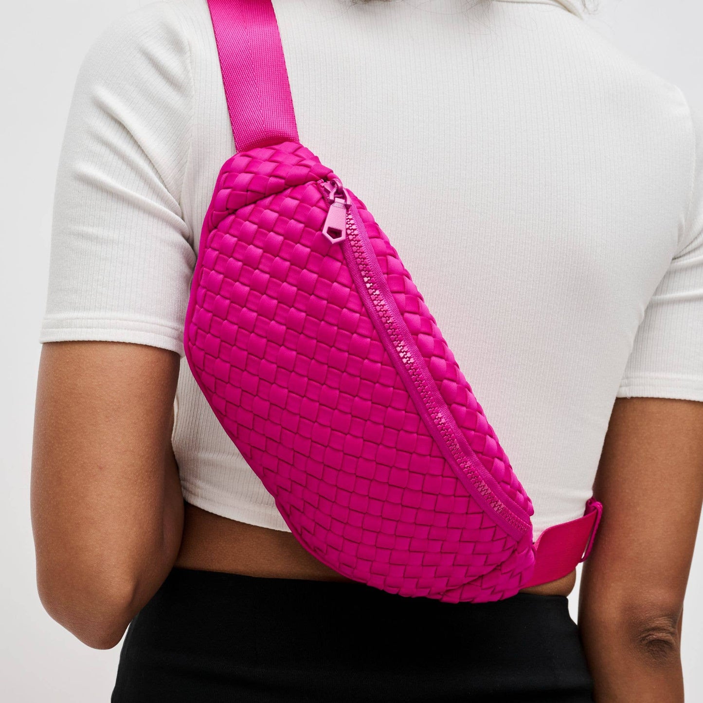Aim High Woven Neoprene Belt Bag