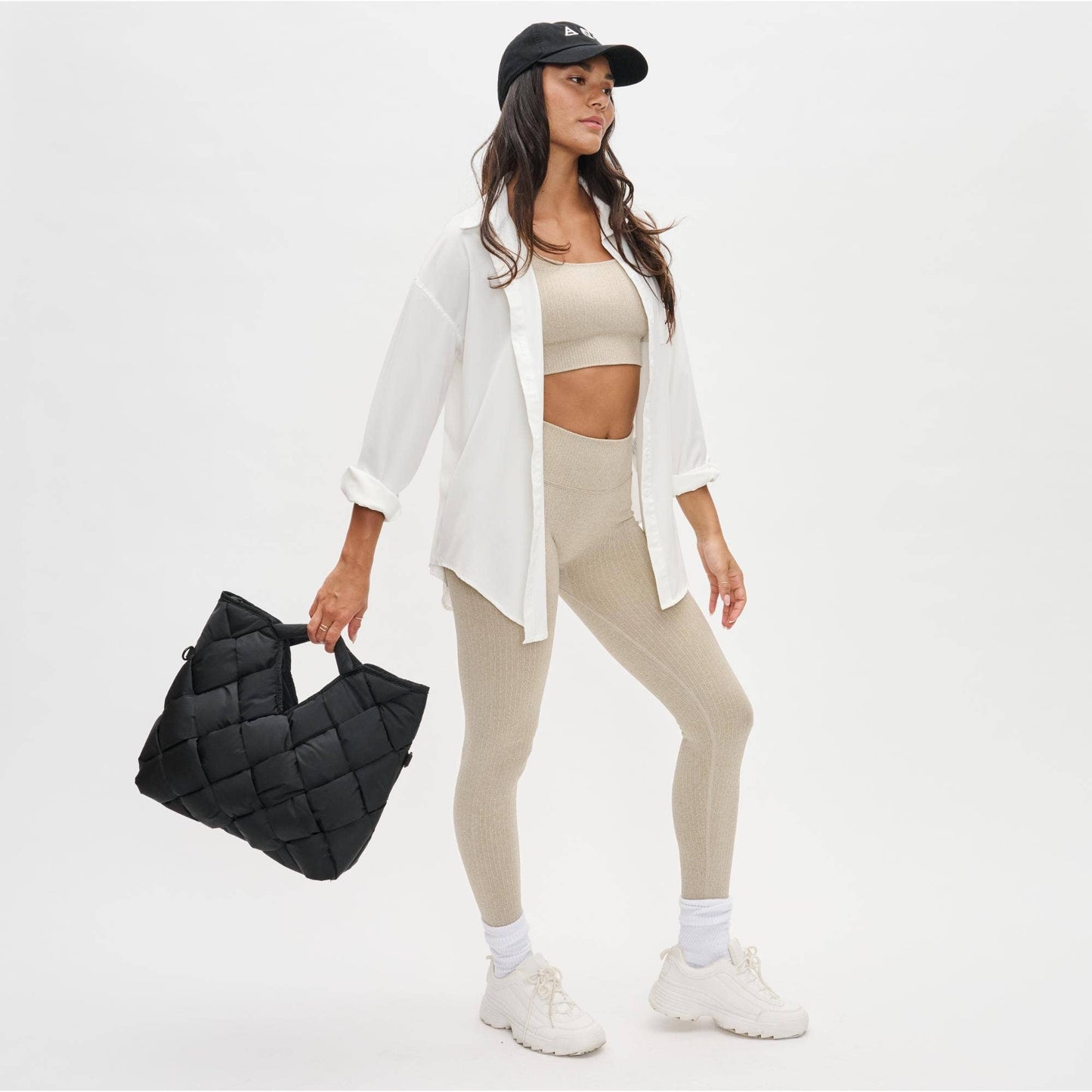 Revelation Woven Nylon Tote Crossbody