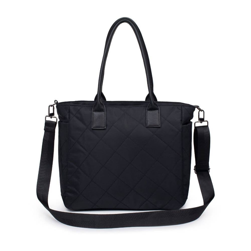 Motivator East West Quilted Nylon Tote