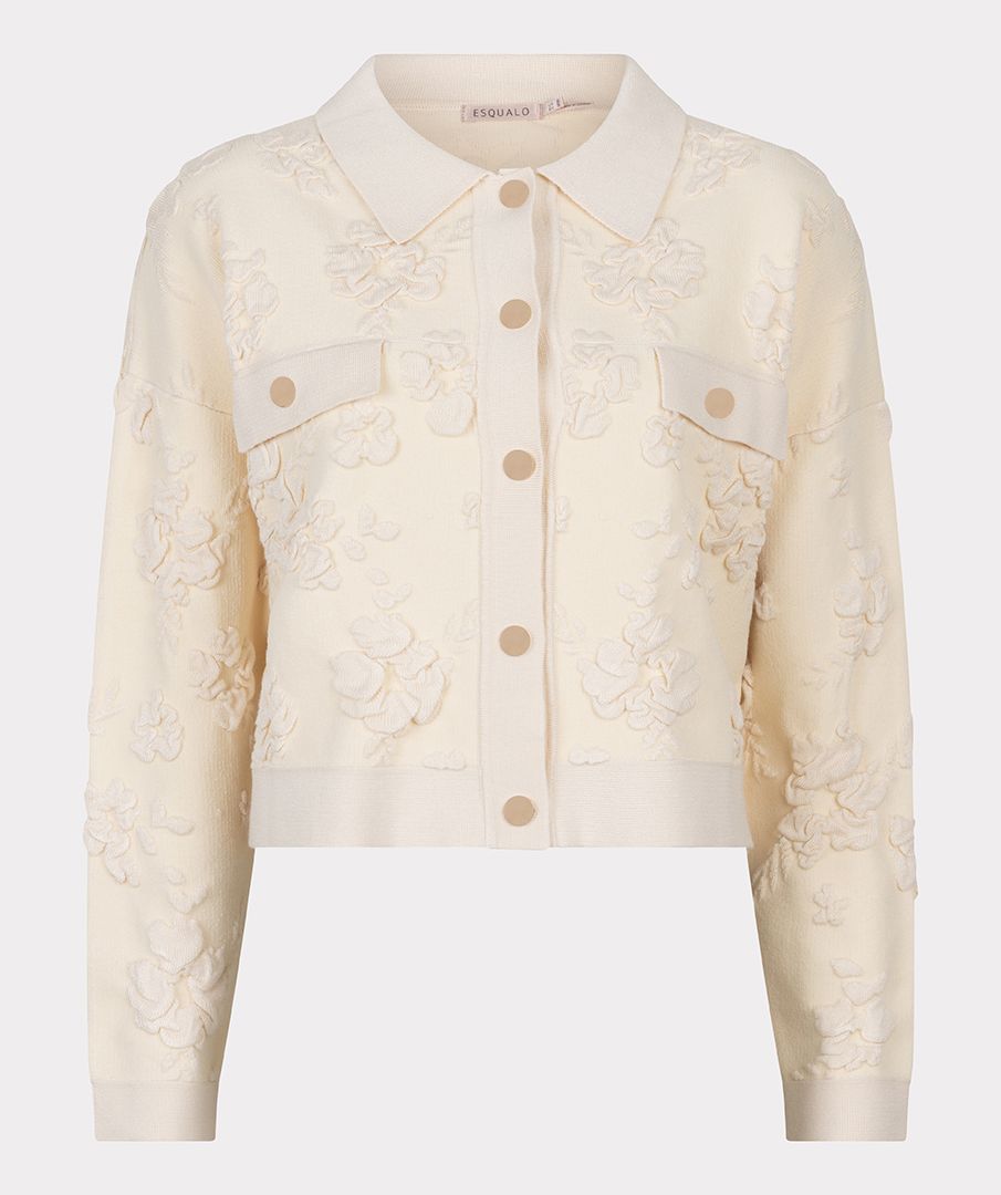 Cardigan 3D flowers
