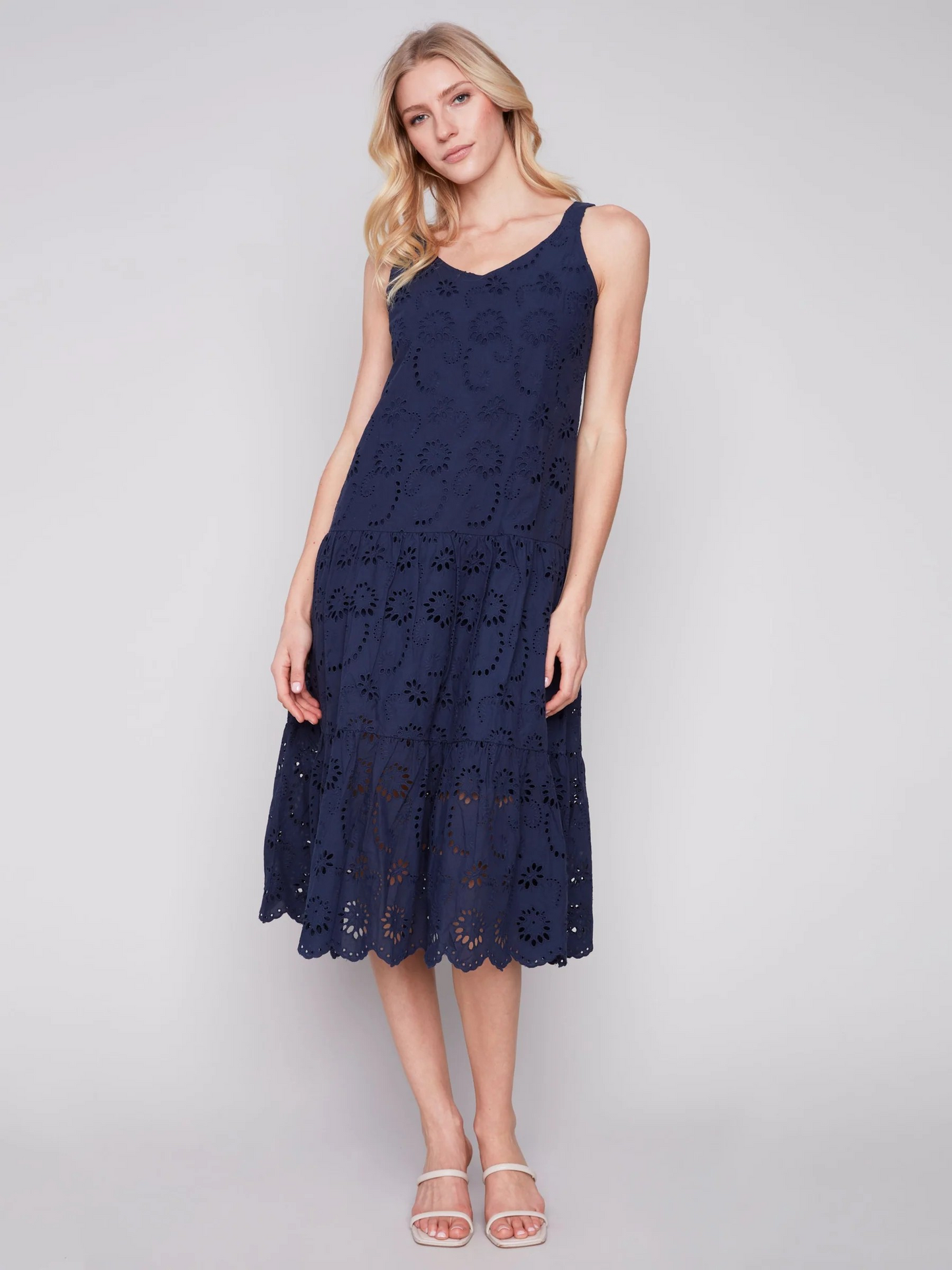Long Eyelet Dress