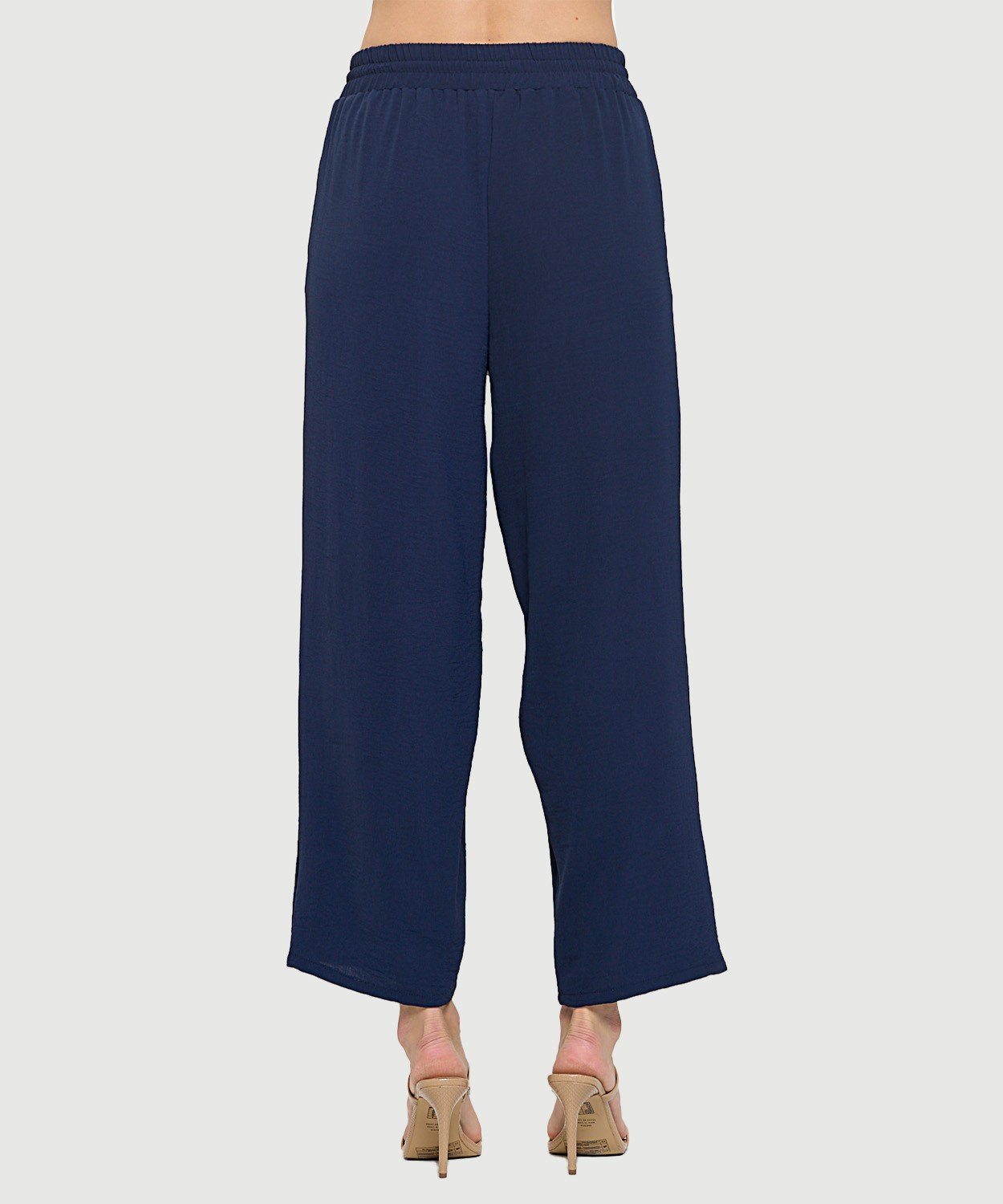 Woven Straight Leg Pant With Drawstring