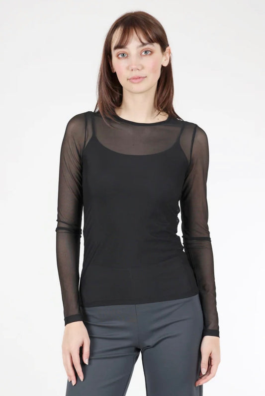 Mika Mesh Long Sleeve Tee