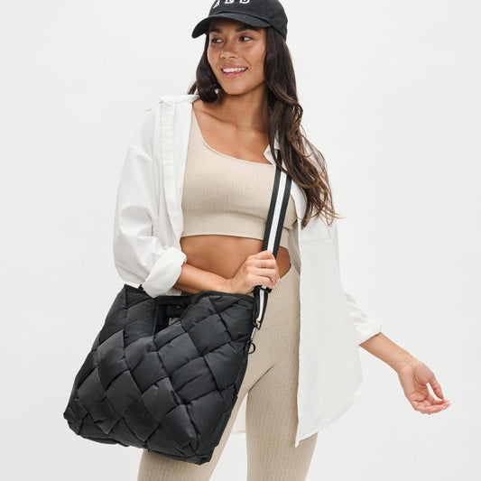 Revelation Woven Nylon Tote Crossbody