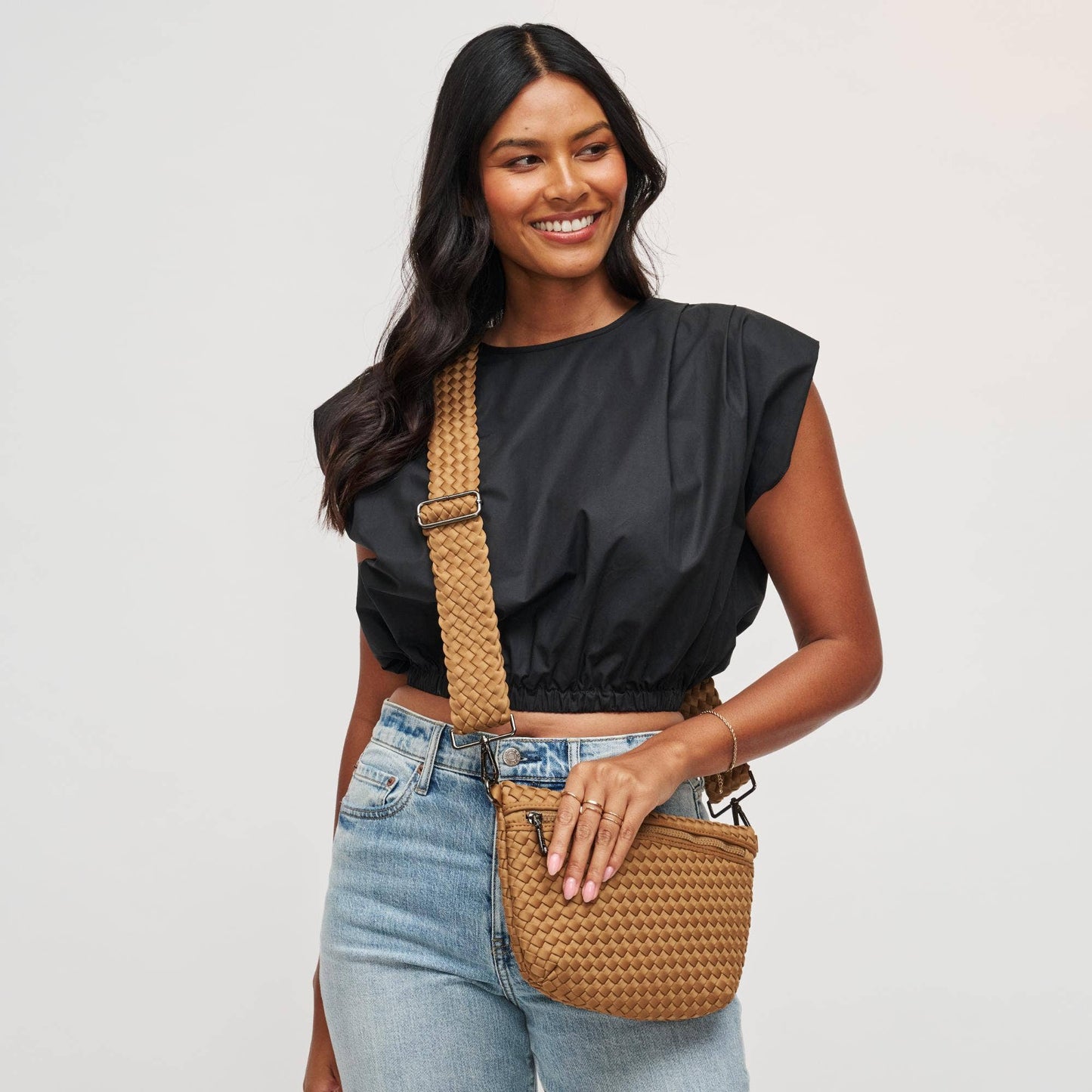 Ethereal - Woven Neoprene Crossbody Bag
