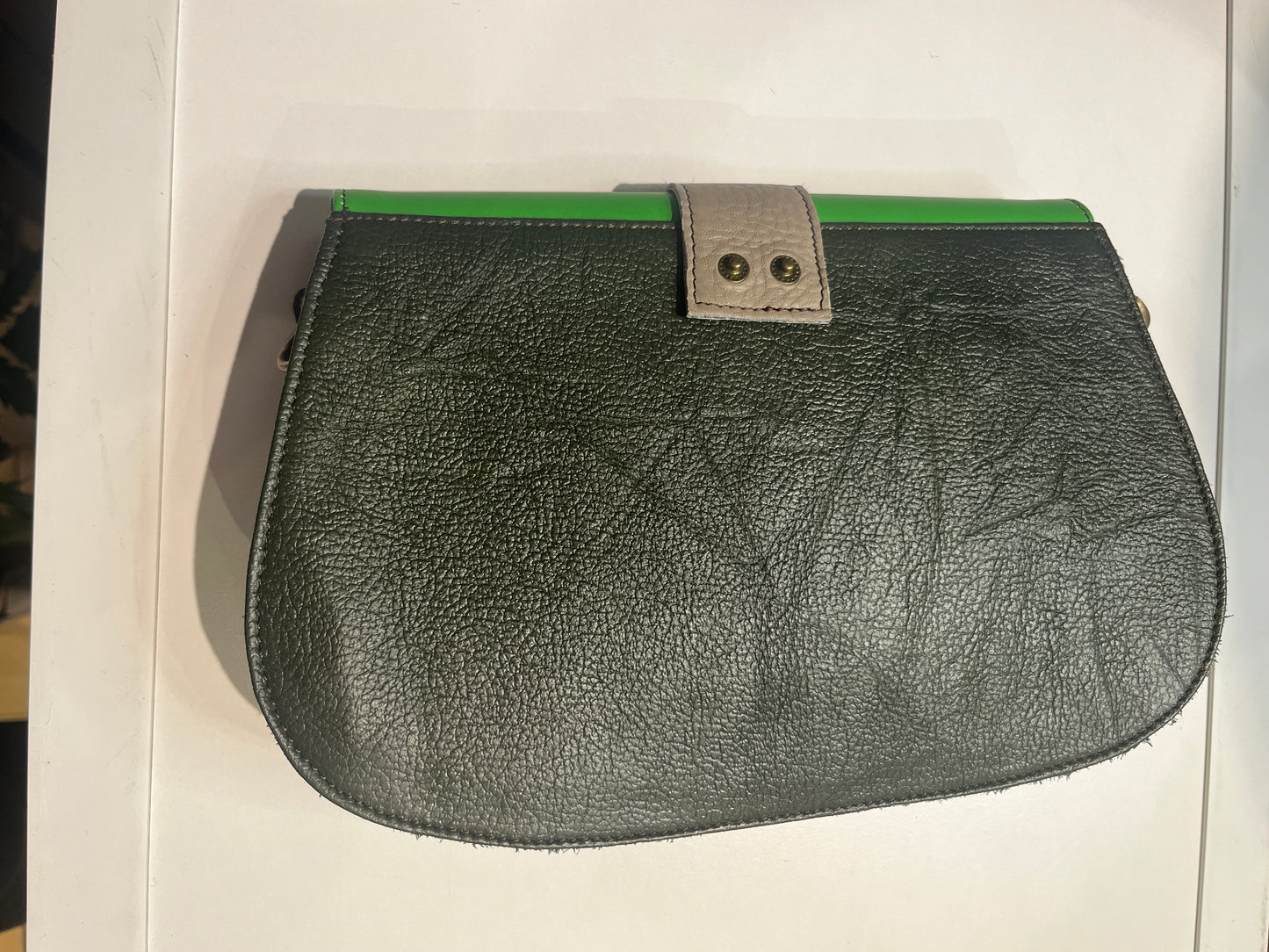 Metallic Leather Crossbody