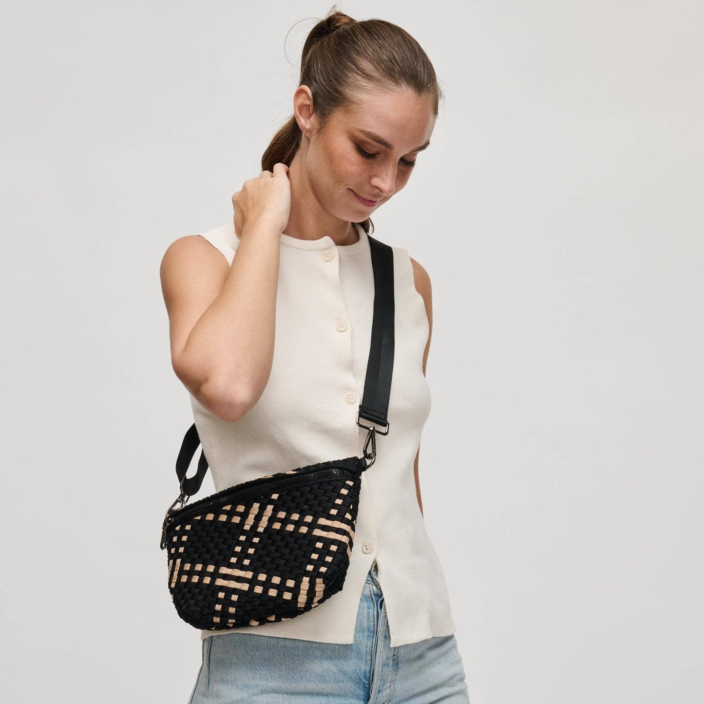 Ethereal - Woven Neoprene Crossbody Bag