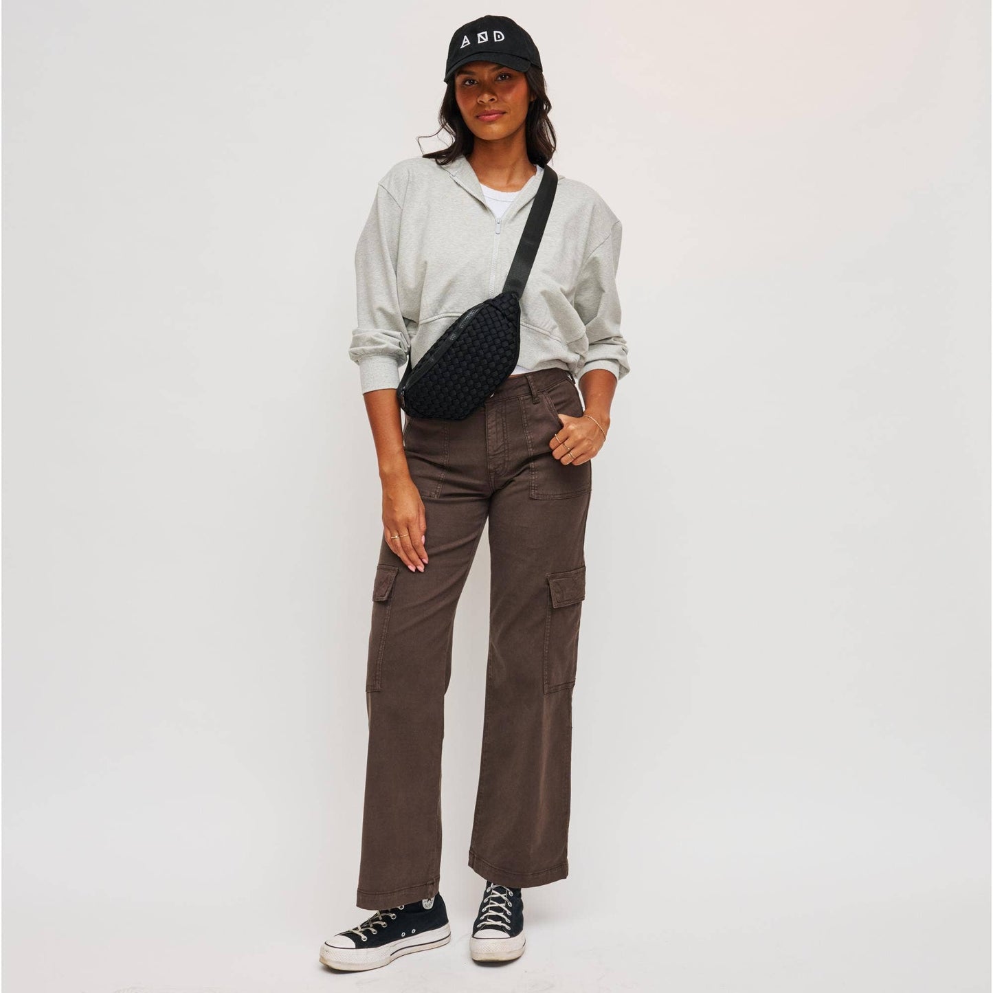 Aim High  Woven Neoprene Belt Bag