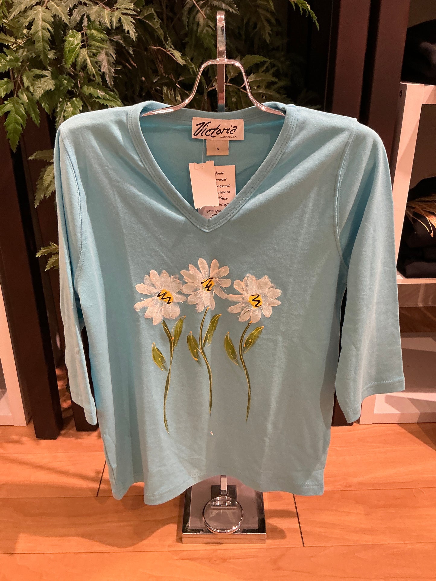 Light Blue Daisy Tee