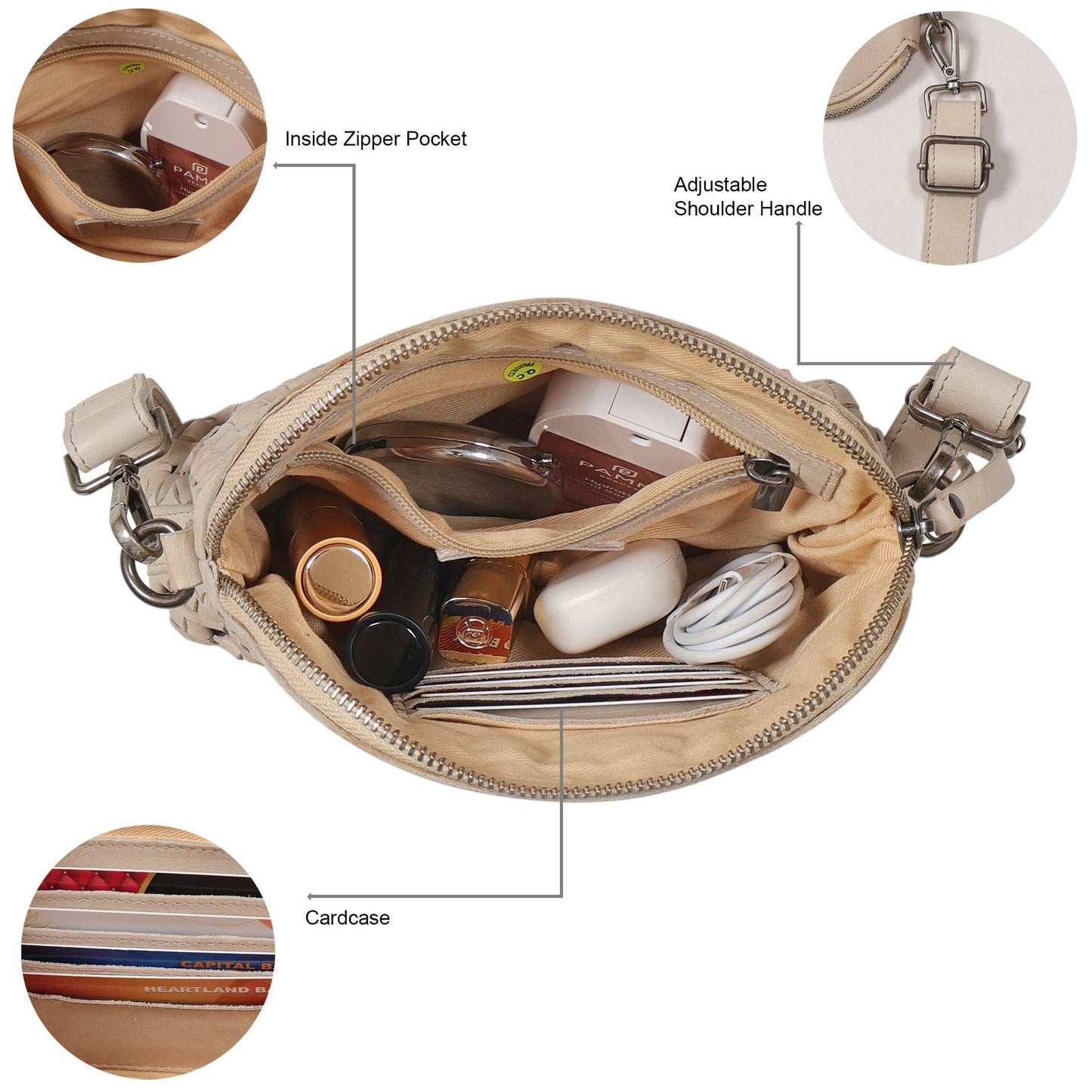 Coast Leather Crossbody Bag