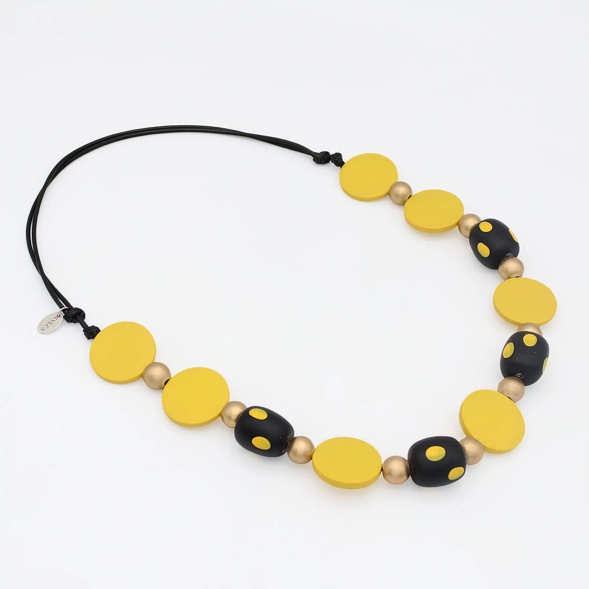 Black and Yellow Lyla Necklace