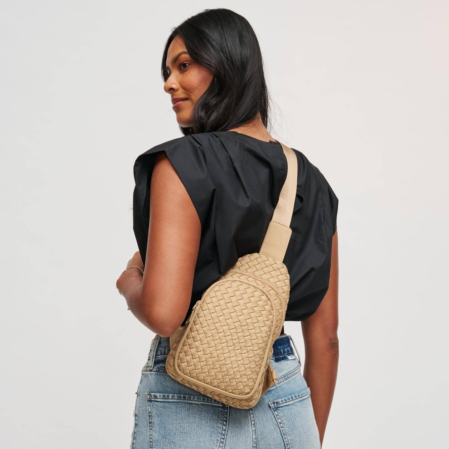 Beyond The Horizon - Woven Neoprene Sling Backpack