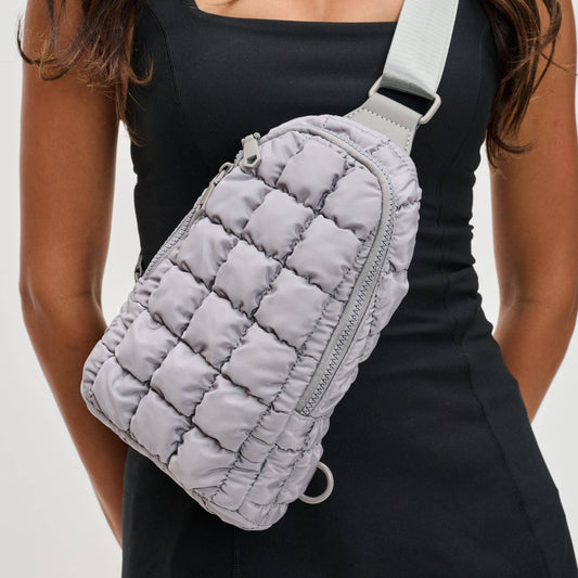 Rejuvenate - Quilted Puffer Nylon Sling Backpack