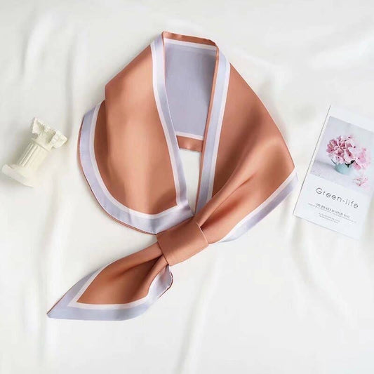 Coral Highlight Loop Scarf