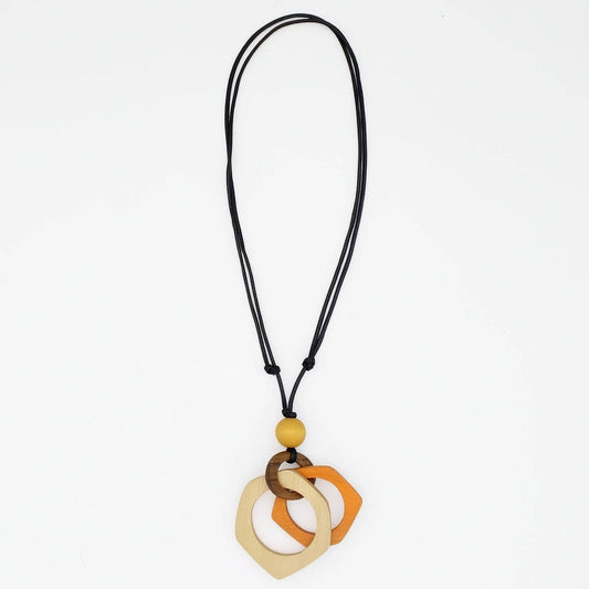 Honeylight Double Circle Pendant