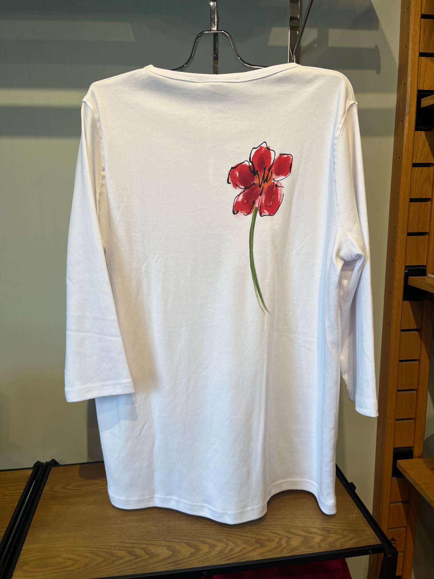 White Flower Tee