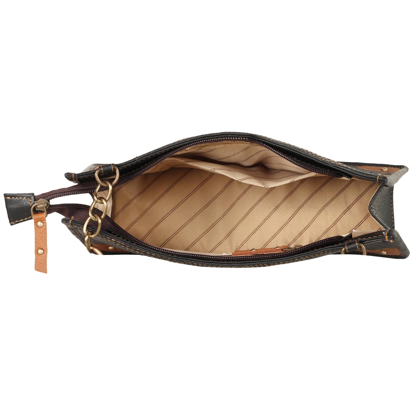 Sleek Shoulder Bag in Black
