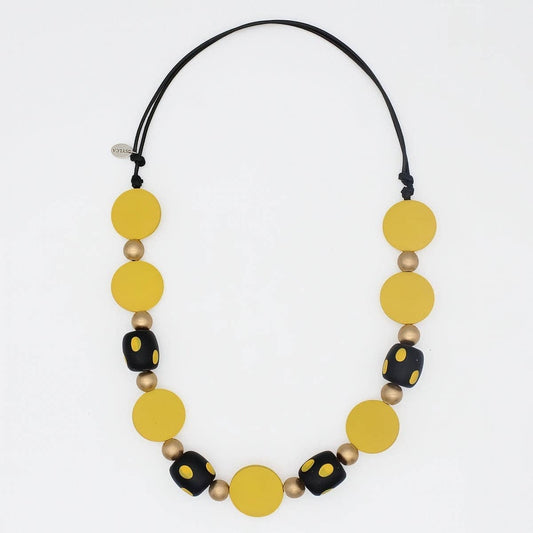 Black and Yellow Lyla Necklace