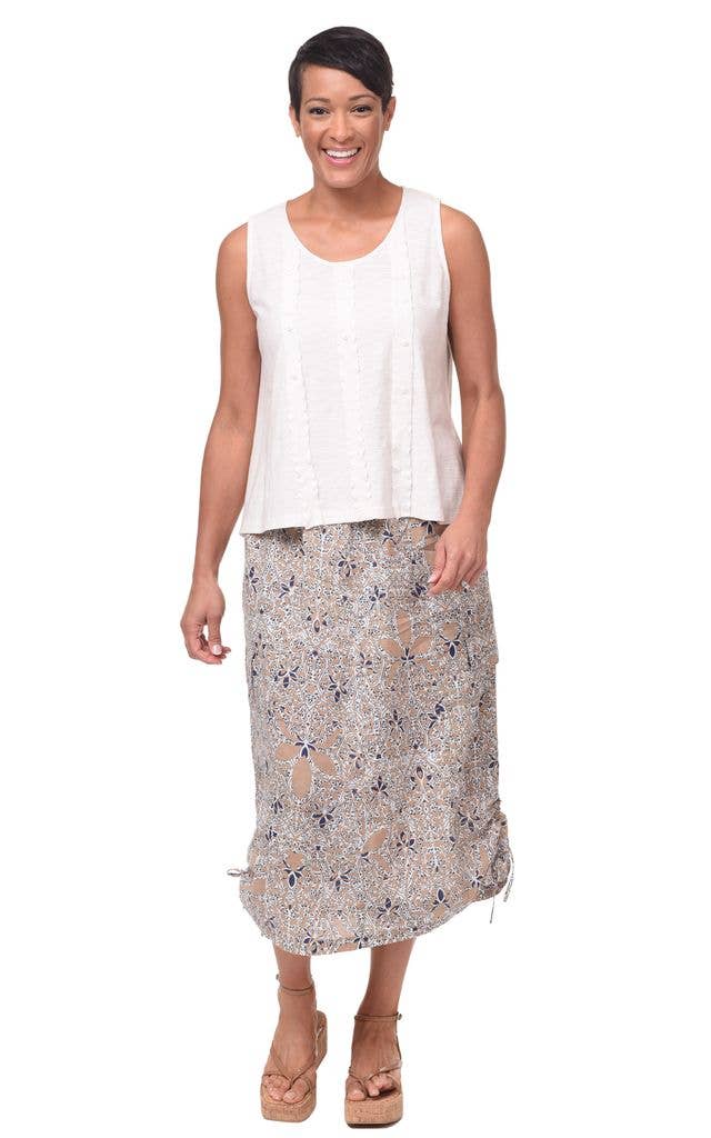 Sea Shell Tank - Ivory