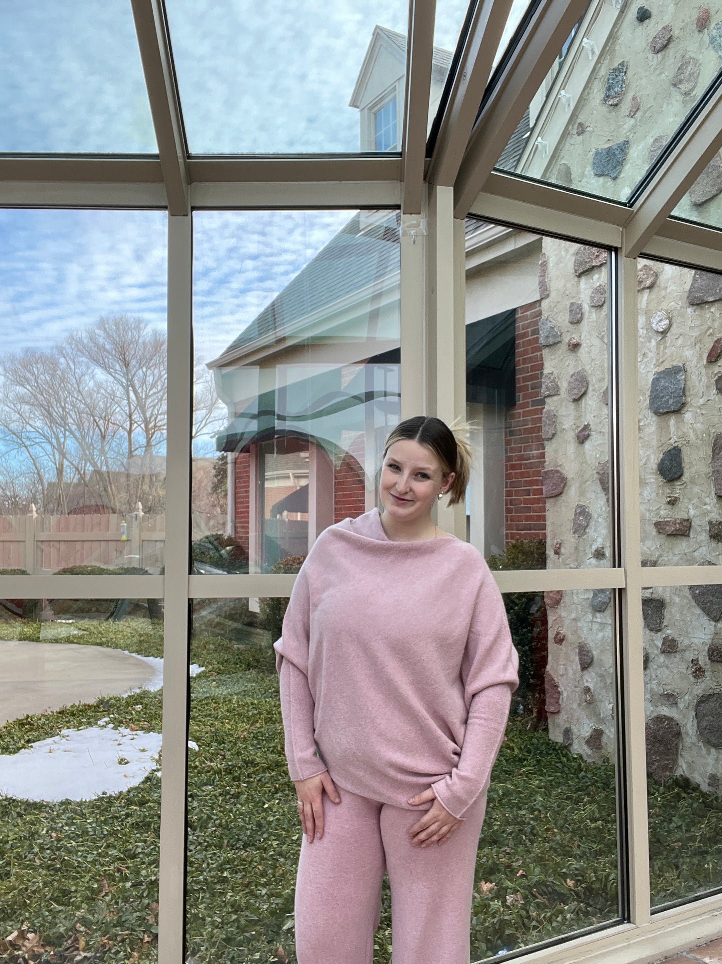 Blush Pink Luxe Knit Set