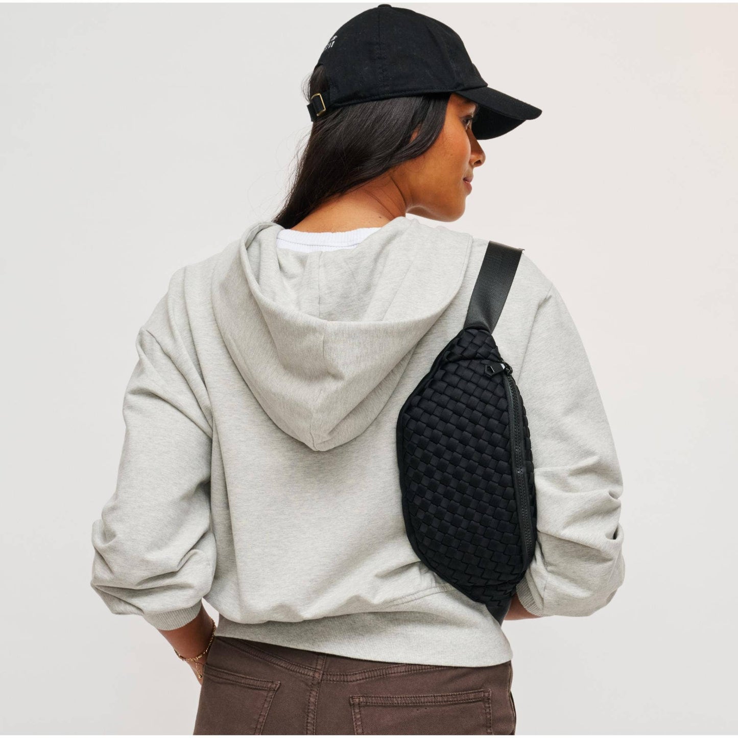 Aim High  Woven Neoprene Belt Bag