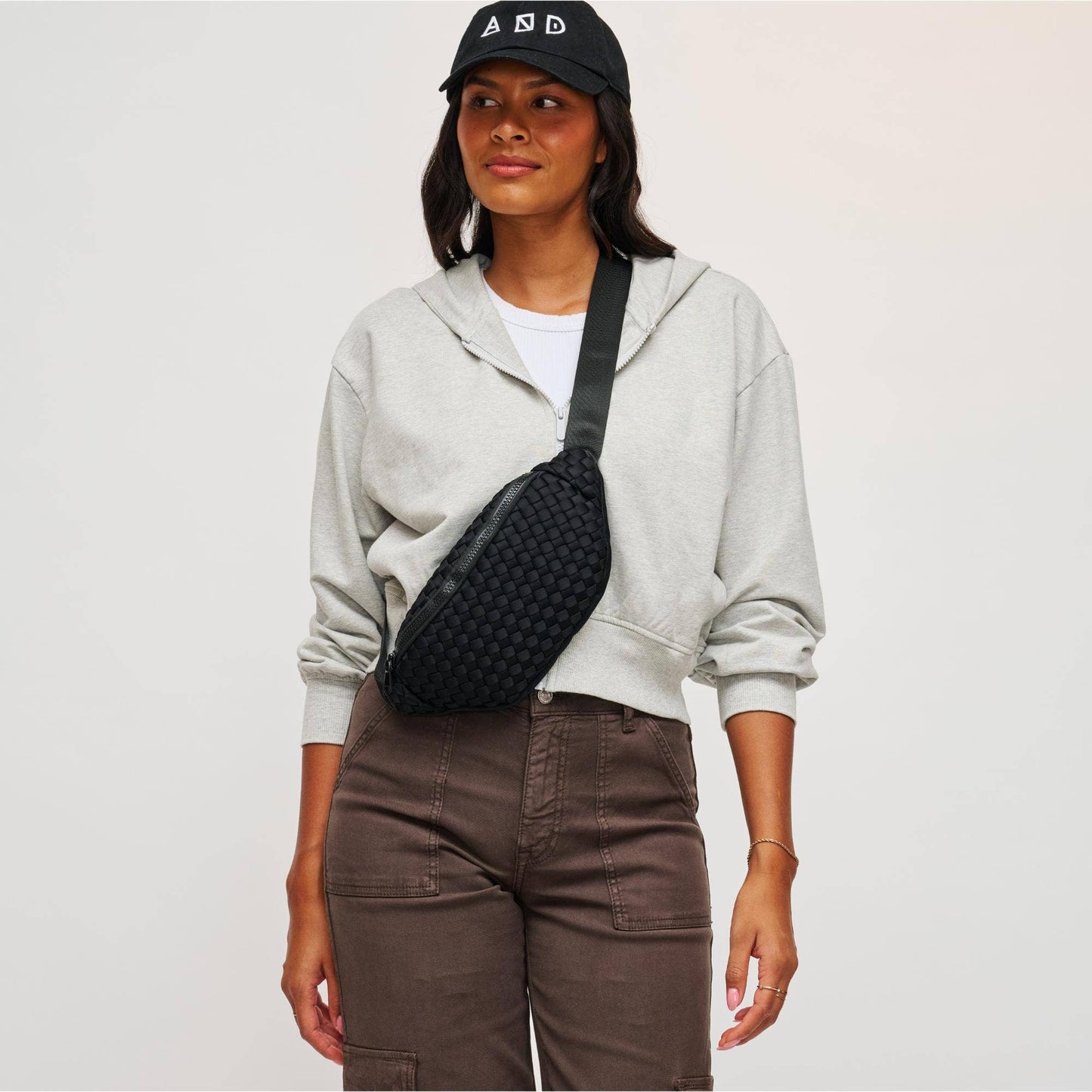 Aim High  Woven Neoprene Belt Bag