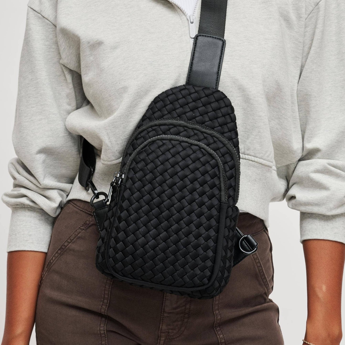 Beyond The Horizon - Woven Neoprene Sling Backpack