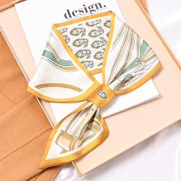 Equestrian Equine Paisley Loop Scarf