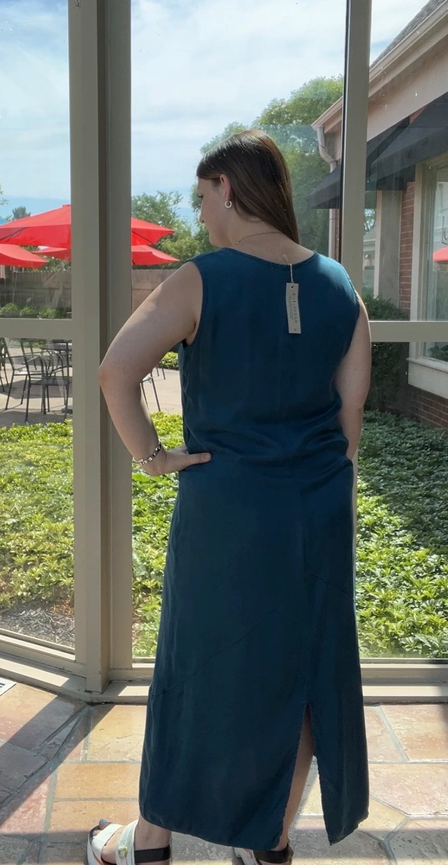 Vintage Satin Long Slip Dress