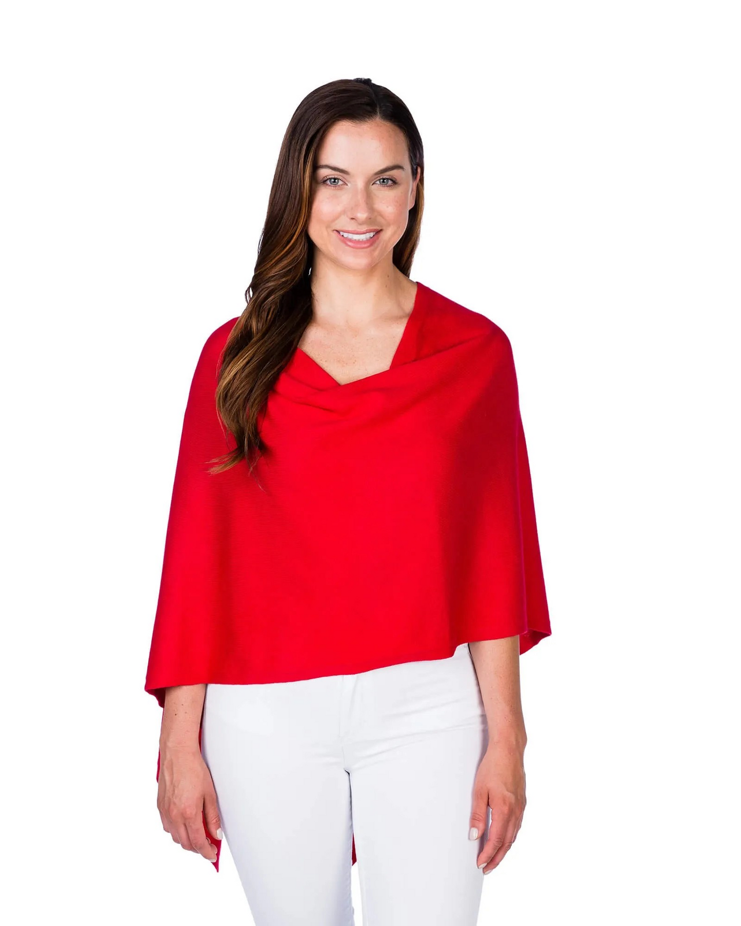 Cotton Cashmere Mini Ruffle Edge Topper